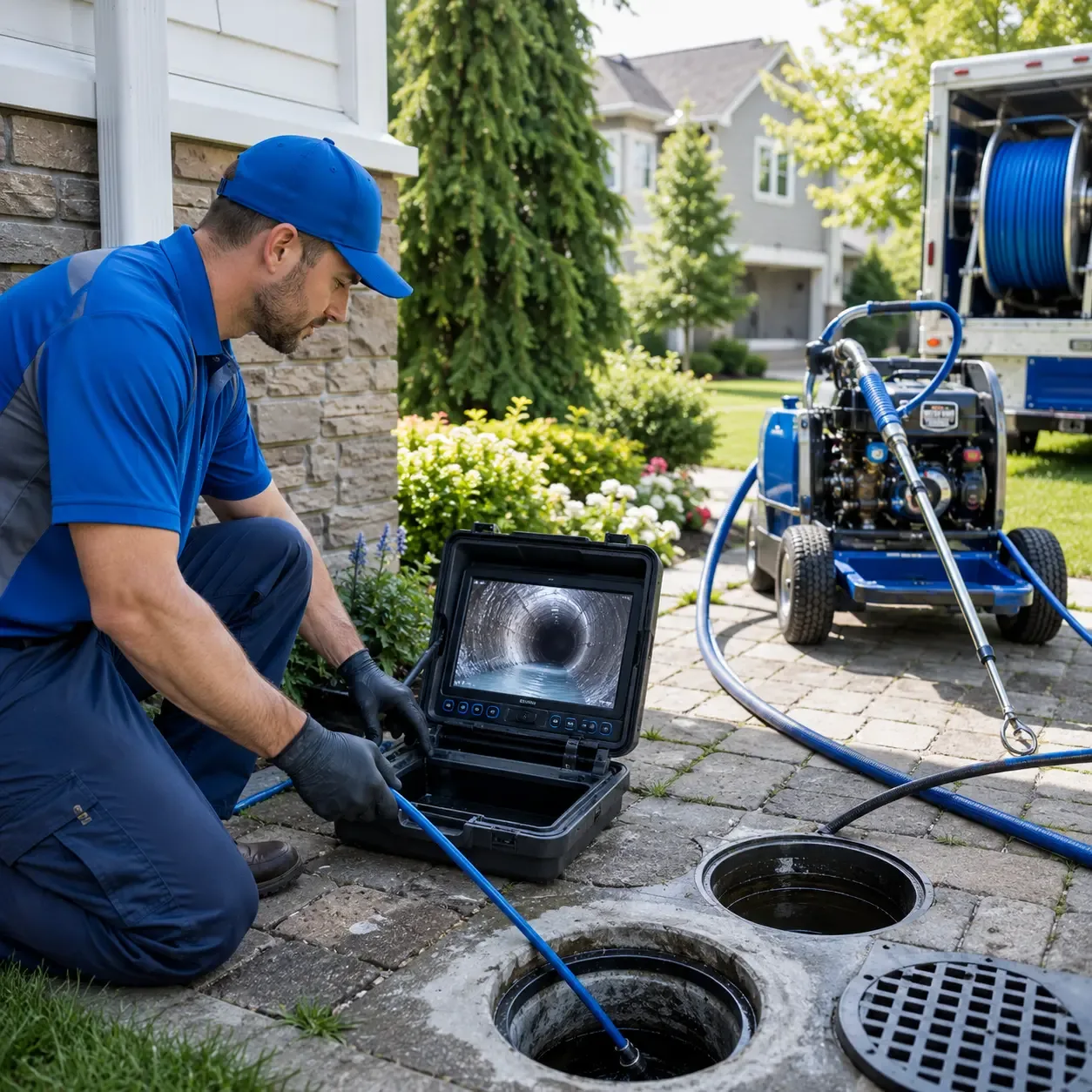 Outdoor drain cleaning professionals serving Greenleaf, WI